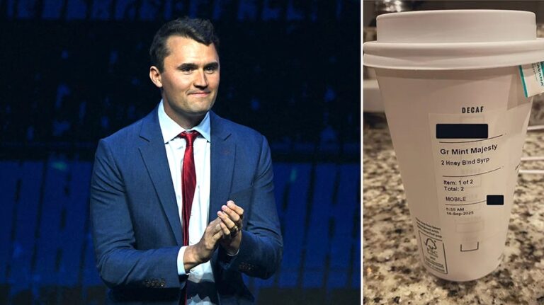 Starbucks barista did not want to write Charlie Kirk's name on coffee cup in viral video