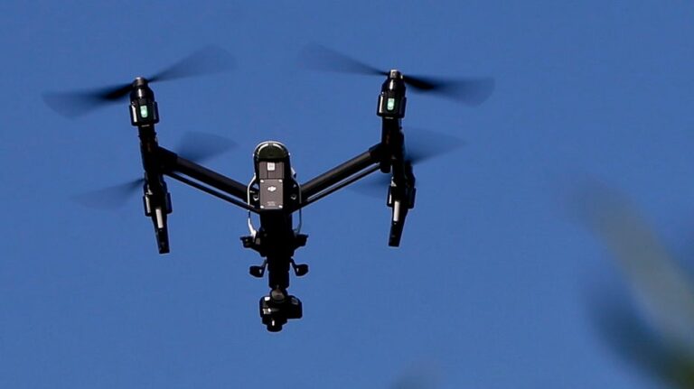 Flying drones take aim at retail theft