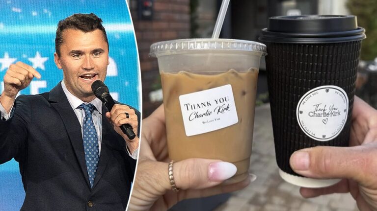 Coffee shop that honored Charlie Kirk sees huge sales surge after it's 'flooded with righteous people'