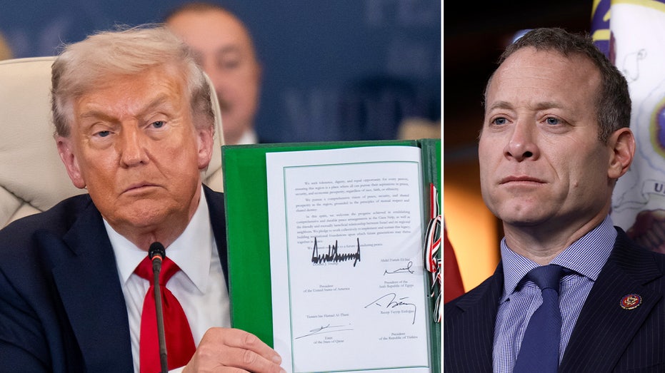 Democrat calls for giving Trump credit for 'great American leadership' after Gaza peace deal