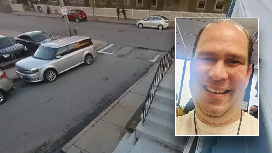 Security video captures moment former mayor stabbed multiple times outside his blue state business