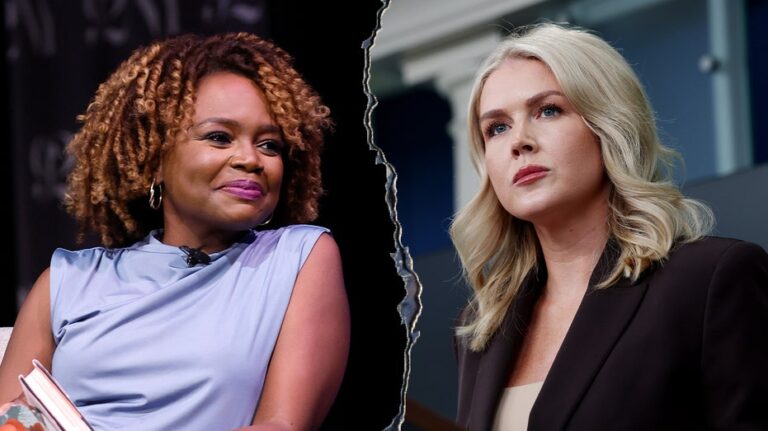 Karine Jean-Pierre calls Karoline Leavitt 'deplorable' for remarks about Democrats