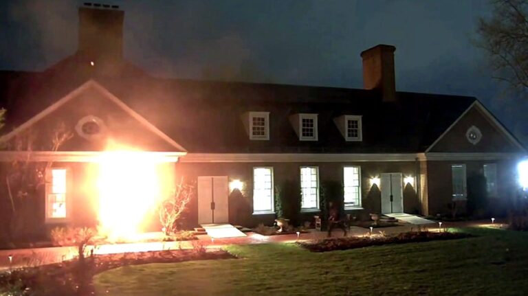 New surveillance video shows Pennsylvania governor's mansion arson attack