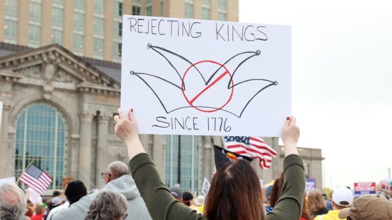 ‘It’s a joke’: White House dismisses 'No Kings' protests, while Nancy Pelosi rips crown in defiance