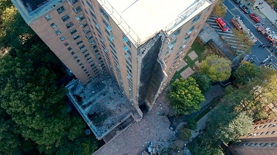 New York City high-rise apartment building suffers partial collapse