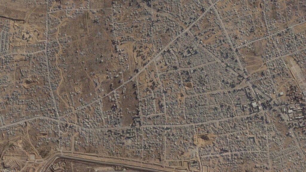 Before and after images show devastating destruction in Gaza