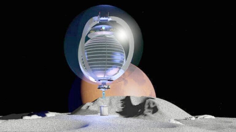 Living in giant moon glass spheres could be our future