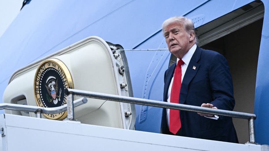 Trump boards AF1 quickly, using small stairs due to 'increased security measures': WH official