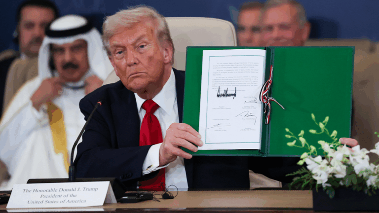 AMB. CHARLES KUSHNER: Trump delivered peace and a future where others only talked