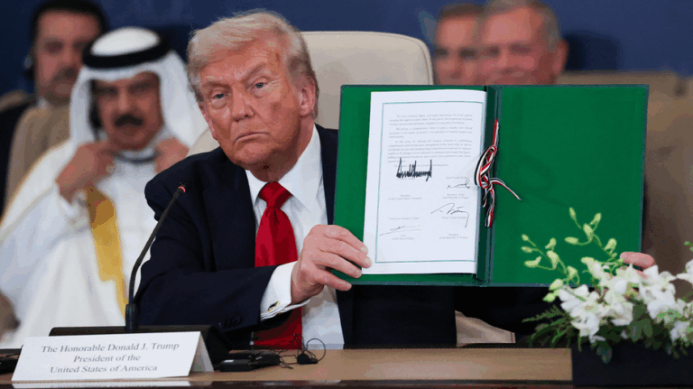 Trump celebrates peace in the Middle East after signing Gaza deal: 'Achieved the impossible'