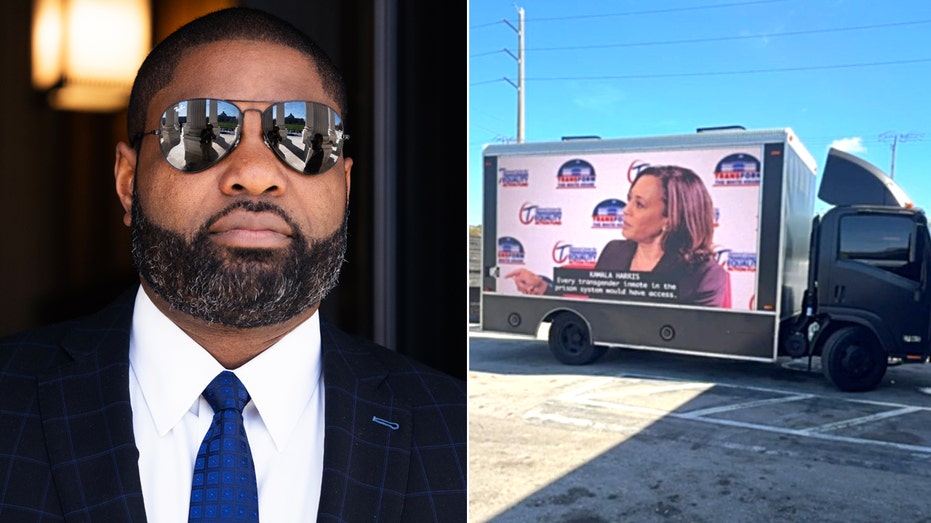 Byron Donalds' gubernatorial campaign to deploy trolling video truck outside of Kamala Harris Miami event
