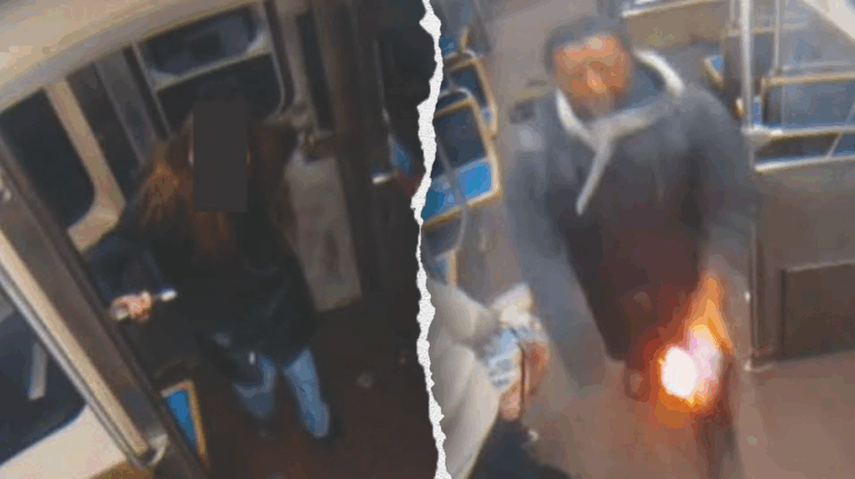 Blue city suspect with numerous prior arrests federally charged after allegedly setting woman ablaze on train