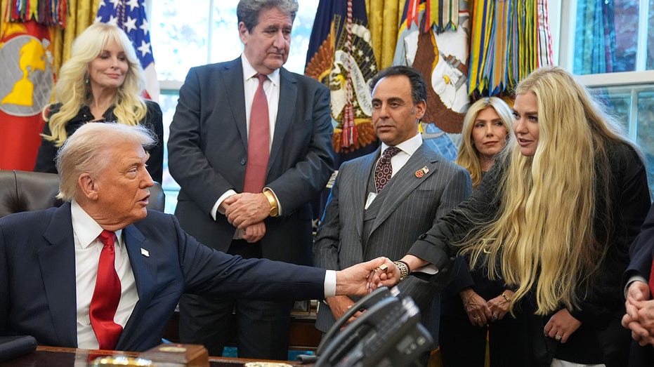 Erika Kirk speaks at Oval Office event to swear in Sergio Gor as new US ambassador to India