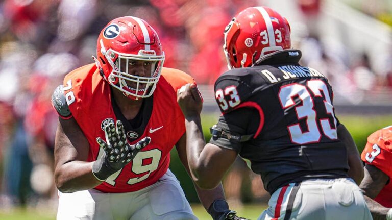 Georgia lineman kicked off team after arrest following high-speed police chase