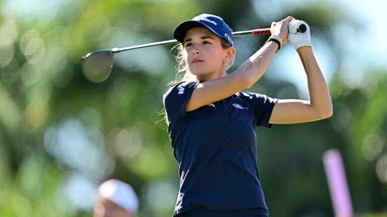 Kai Trump reveals mental change that led to improvement on second day of LPGA debut