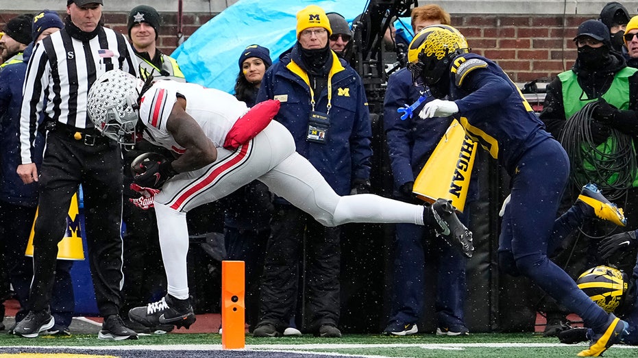 Ohio State's controversial touchdown in win vs. Michigan causes stir on social media