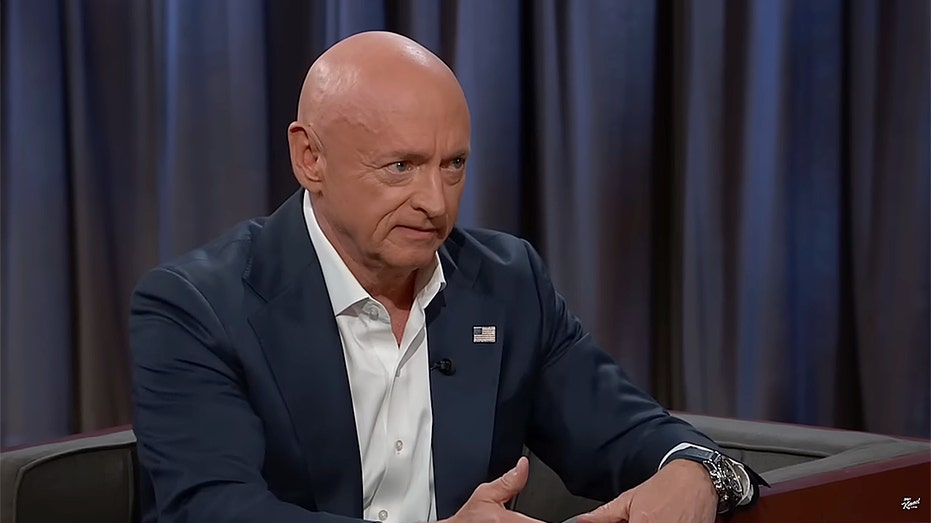 Sen Mark Kelly digs in on 'illegal orders' stance, tells Jimmy Kimmel he's 'not backing down'