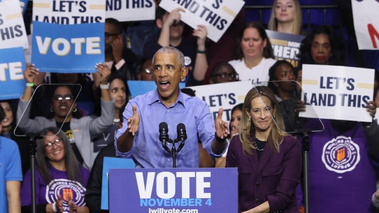 Obama jumping into New Jersey gubernatorial race at 11th hour is 'desperate,' voters say