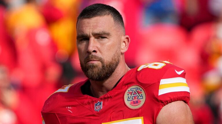 Travis Kelce's dad fires back at son's critics with social media post