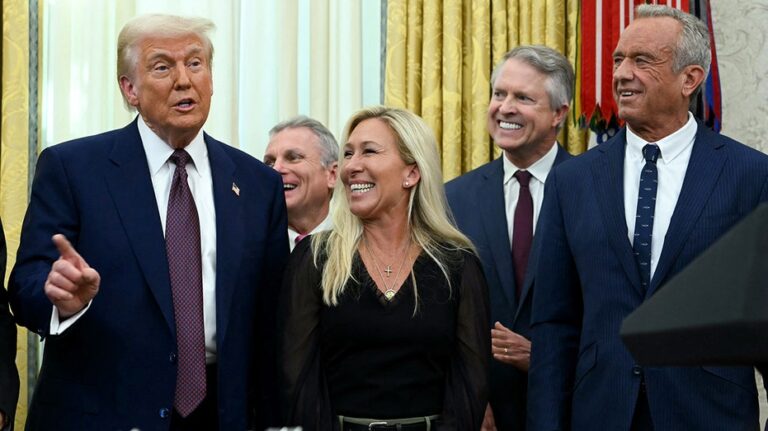 Trump reacts to Marjorie Taylor Greene resignation, says he 'refused to return' her 'barrage of phone calls'
