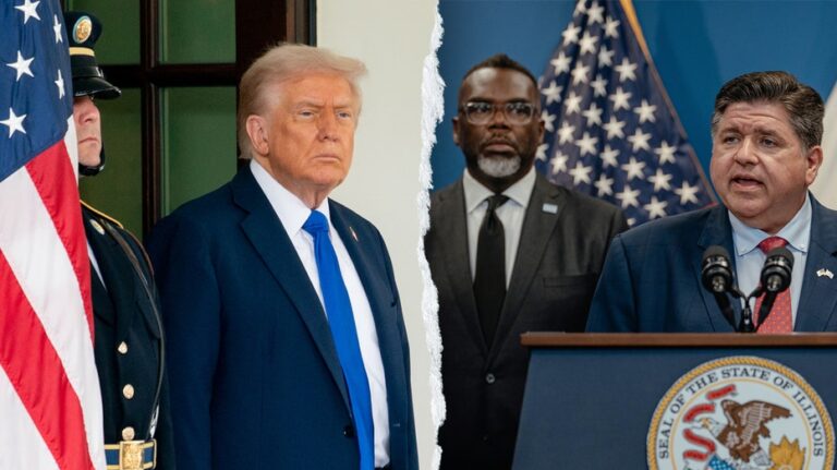 President says Chicagoans are 'chanting bring in Trump' after violent downtown riot leaves 8 shot, 1 dead