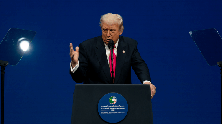 Trump explains trans sports controversy to Saudi investors who he says 'don't do a lot of transitioning'