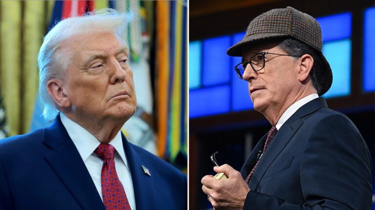 Trump lashes out at Stephen Colbert, urges CBS to 'put him to sleep'