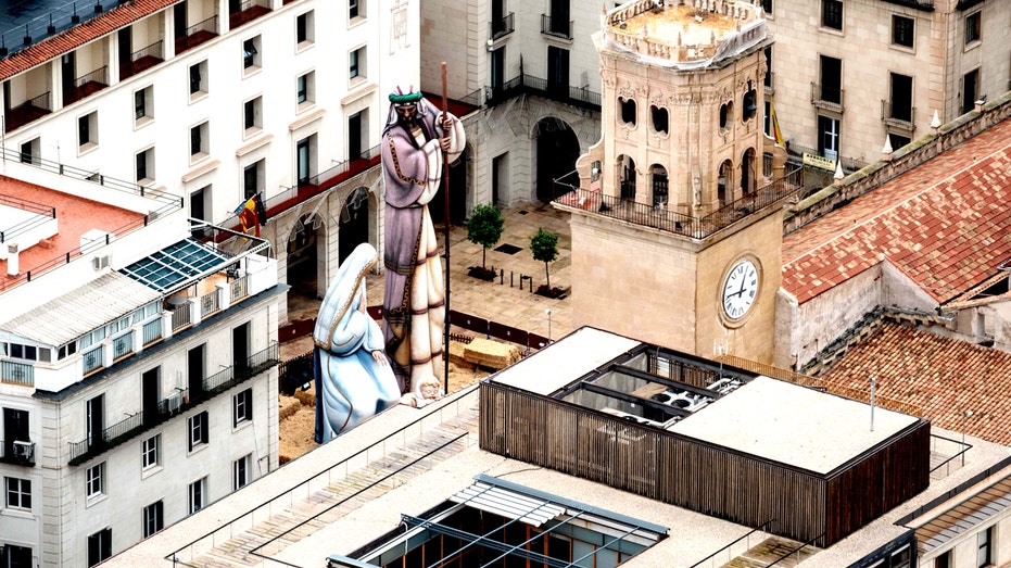 World’s largest nativity scene towers over city with record-breaking holy figures