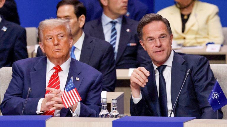 NATO chief praises Trump at Davos, says he forced Europe to ‘step up’ on defense