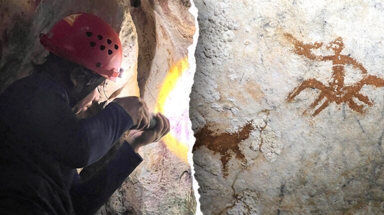Ancient handprints suggest humans were thinking symbolically thousands of years earlier than science taught