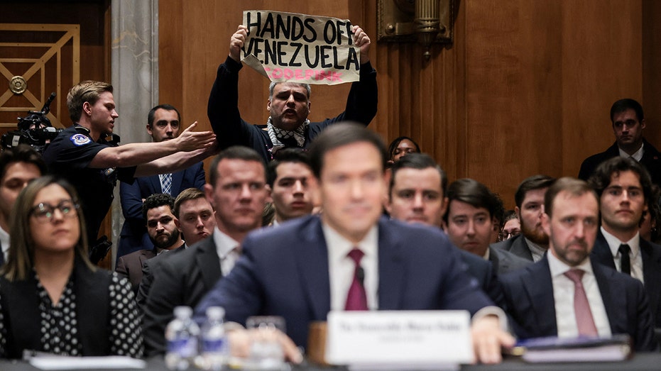 Capitol police arrest Rubio hearing disruptor; Republican senator says ‘off to jail’