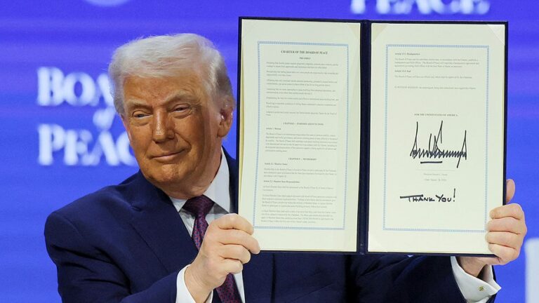 World leaders join Trump to sign Board of Peace agreement and more top headlines