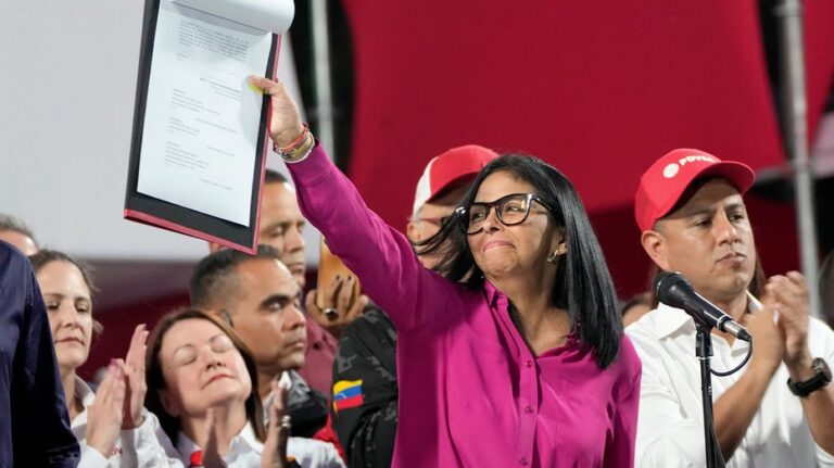 Venezuela's acting president overhauls oil industry amid pressure from Trump administration