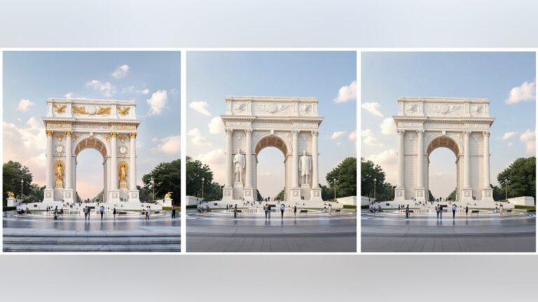 White House touts Trump’s ‘bold vision’ for towering Independence Arch for America 250