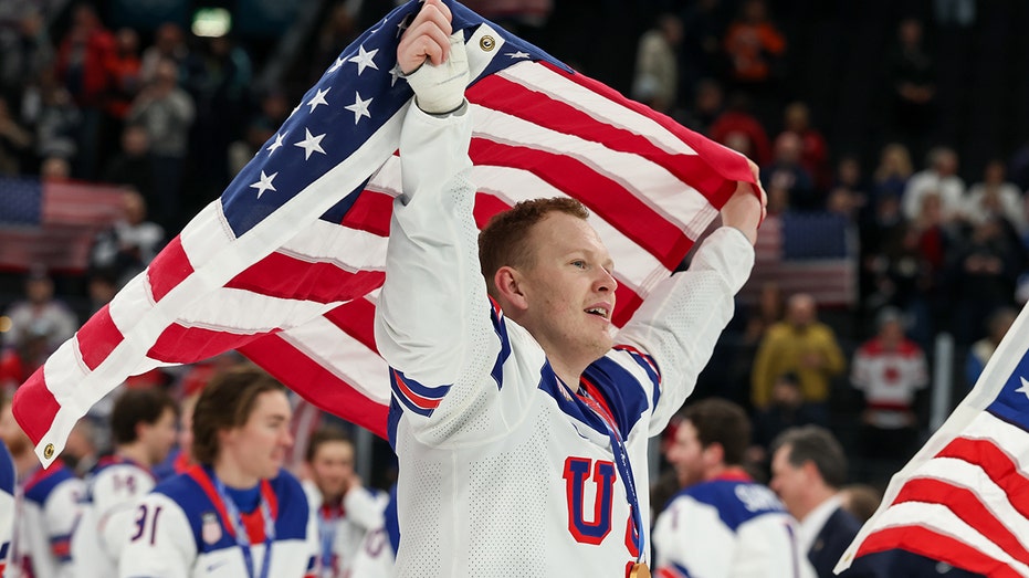 Brady Tkachuk addresses White House's 'clearly fake' AI video showing him insulting Canadians