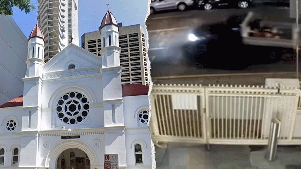 Truck caught on camera plowing into famed Australian synagogue in alleged hate crime