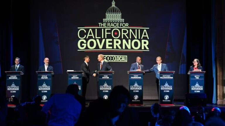 California Dems lash out at ICE during gubernatorial debate