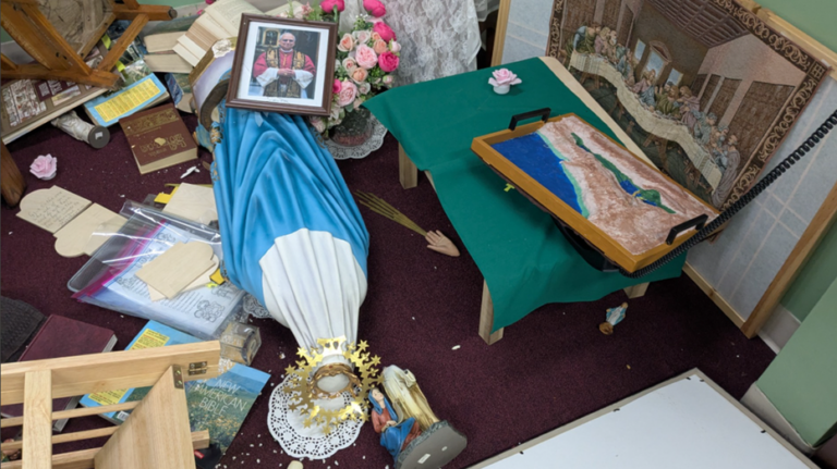 DOJ opening civil rights probe after Catholic school in California broken into, vandalized