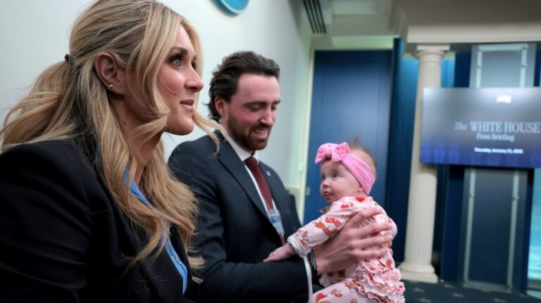 Riley Gaines brings baby daughter to latest apparel advertisement