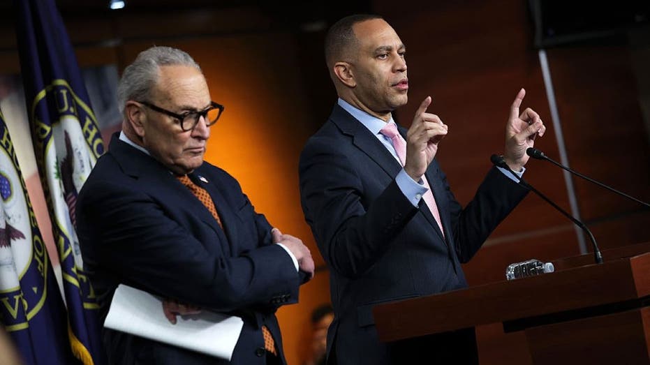 Thune blasts Jeffries, Schumer as 'afraid of their shadows' as DHS funding fight heats up