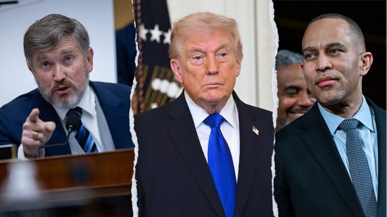 Massie-led push to handcuff Trump on Iran gets Jeffries' backing