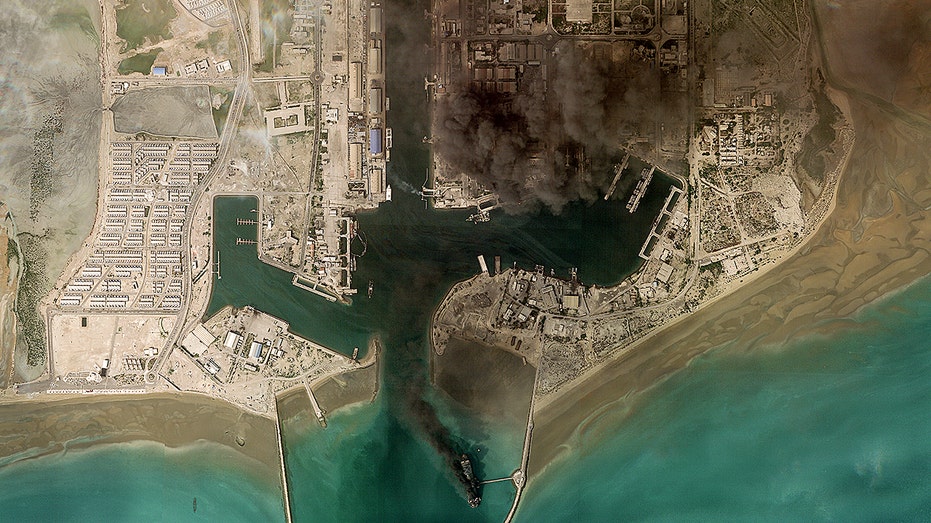 Fires rage at Iran's Bandar Abbas naval headquarters, Strait of Hormuz traffic stalled