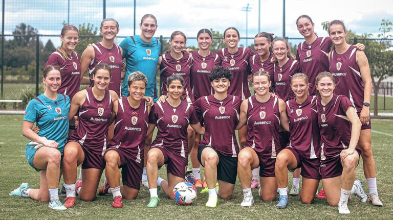 Iranian women's soccer players practice with Australian club after being granted asylum