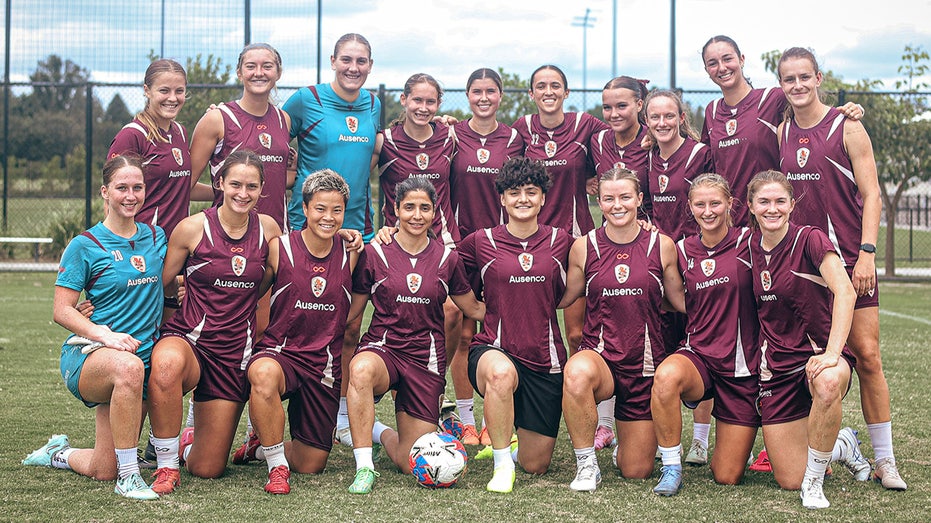 Iranian women's soccer players practice with Australian club after being granted asylum